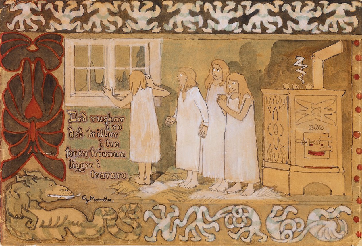 Paura del buio da Gerhard Munthe