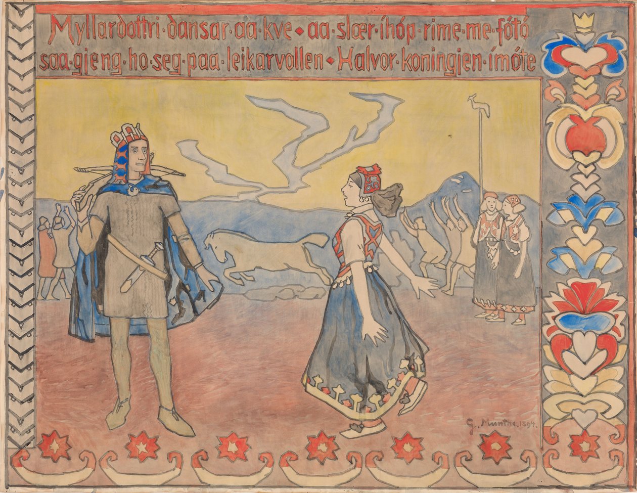 Die Müllerstochter da Gerhard Munthe