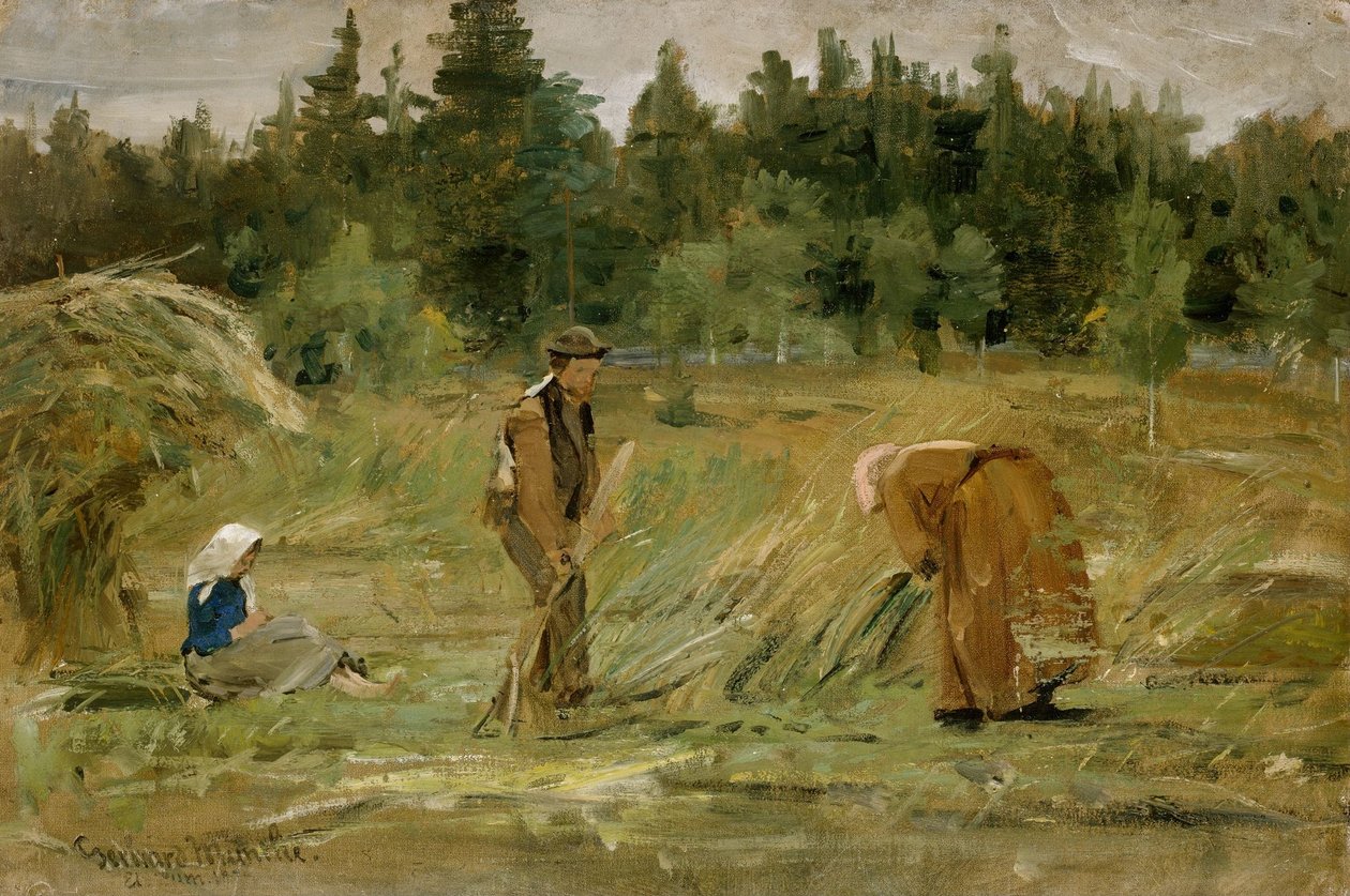 Il campo del povero da Gerhard Munthe