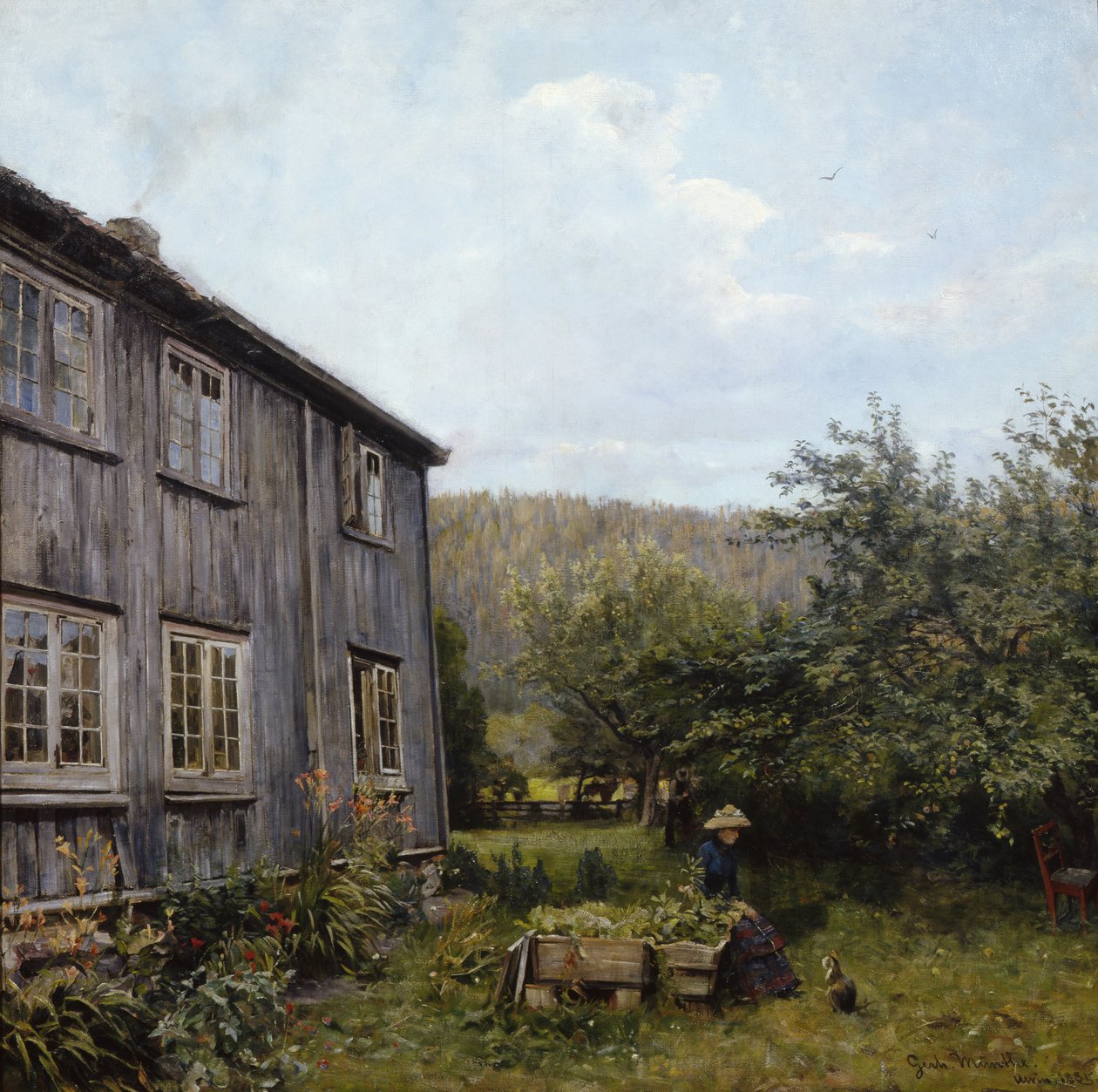 Nel giardino da Gerhard Peter Frantz Vilhelm Munthe