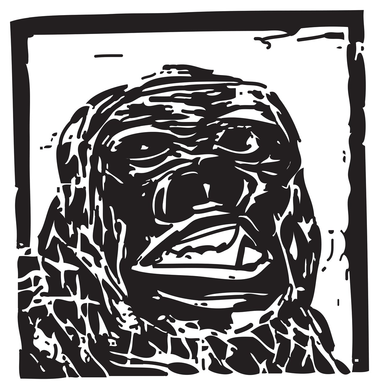 Gorilla pesante da Gerhardt Isringhaus