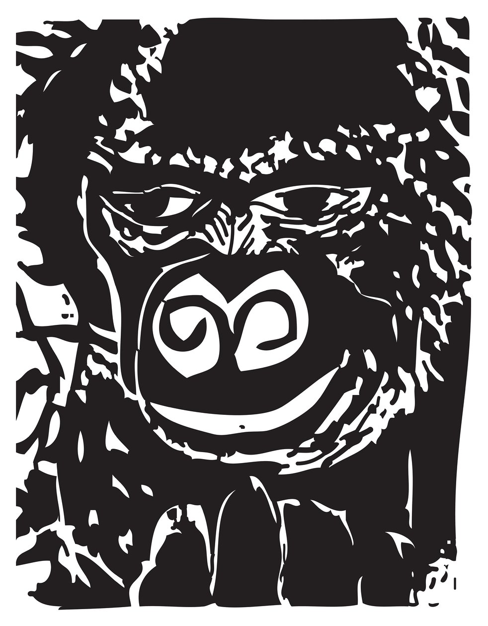 Gorilla pensieroso da Gerhardt Isringhaus