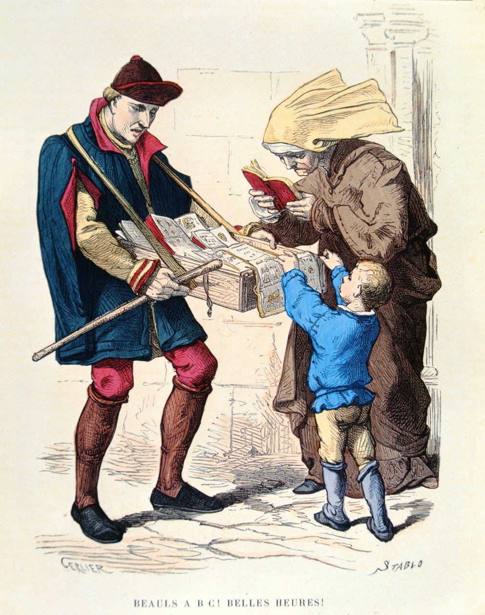 Libraio nel XV secolo, da 