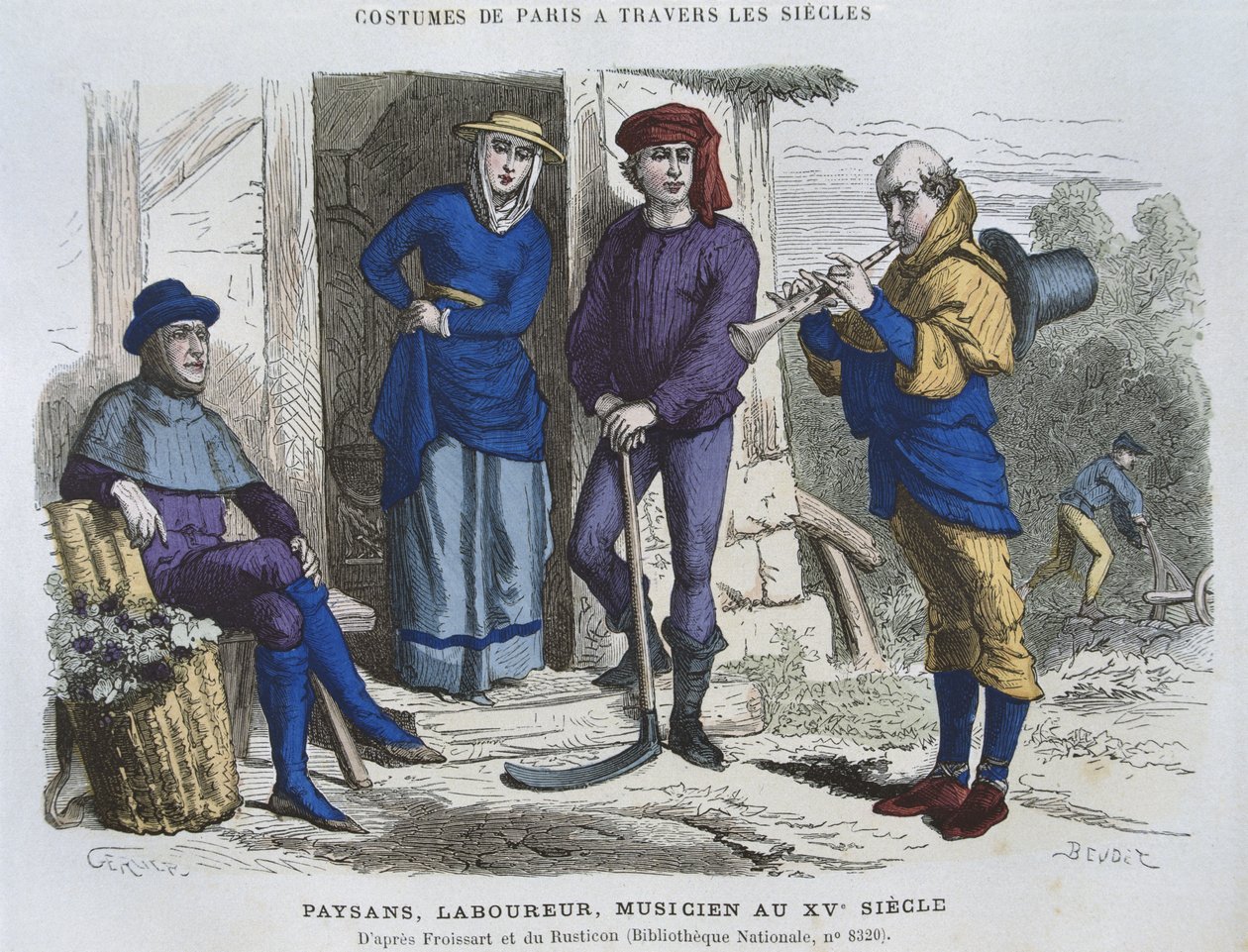 Contadino, lavoratore, musicista nel XV secolo, da 