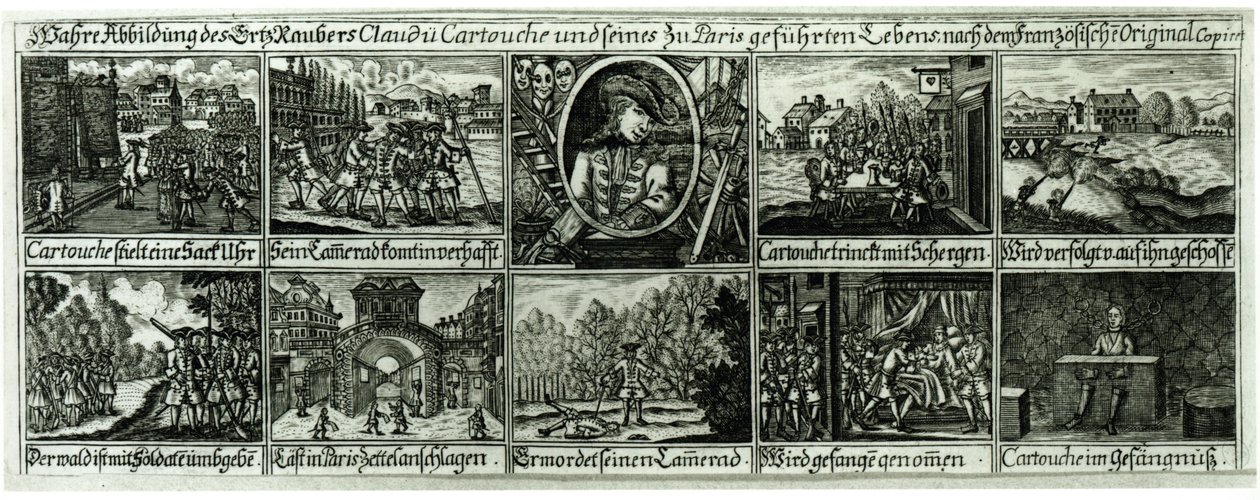 Imprese di Cartouche (1693-1721) da German School