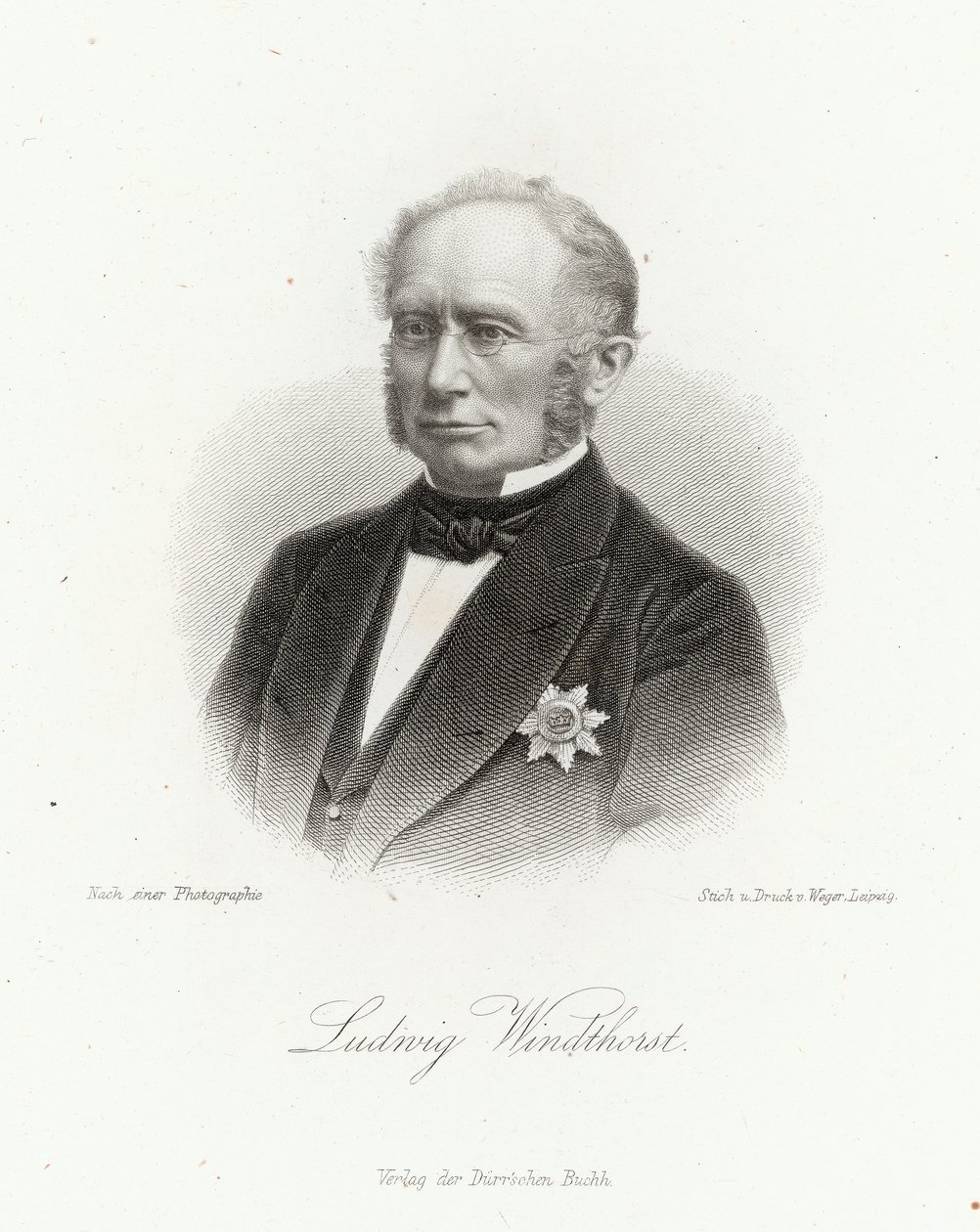 Ludwig Windthorst (1812-91) nella 