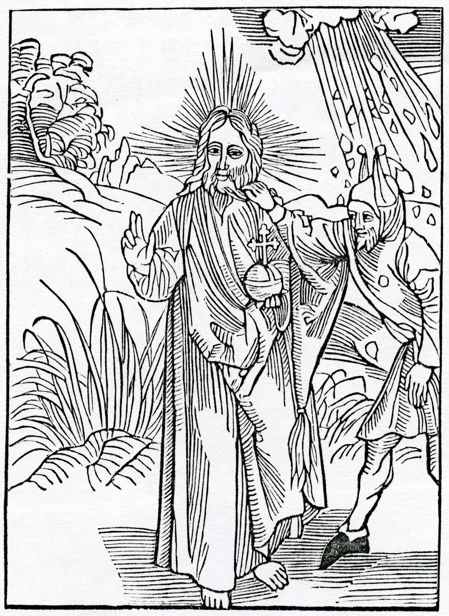 Dei folli che disprezzano Dio, illustrazione dalla traduzione inglese di Alexander Barclay di 
