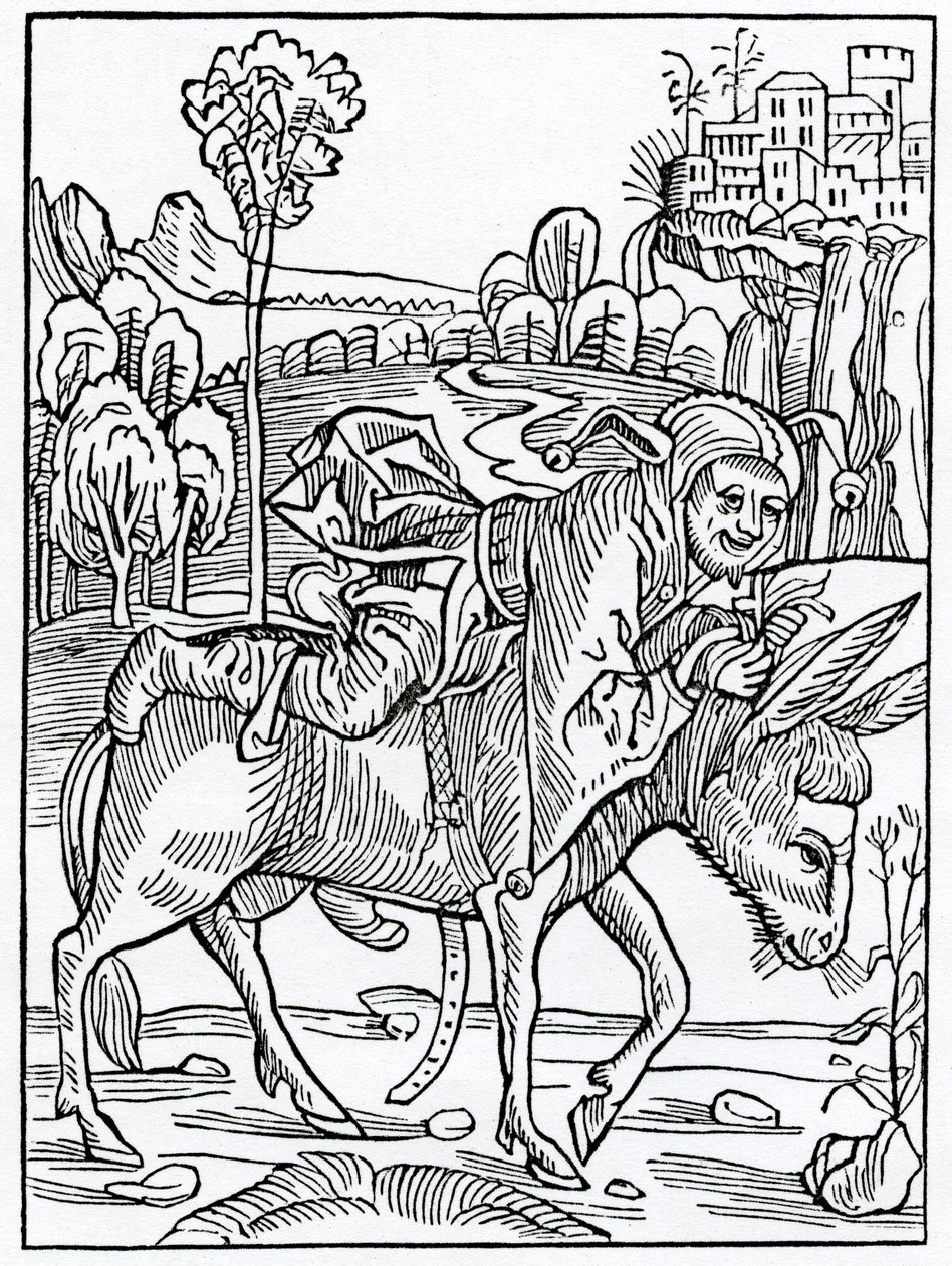Dei folli senza provvisione, illustrazione dalla traduzione inglese di Alexander Barclay di 