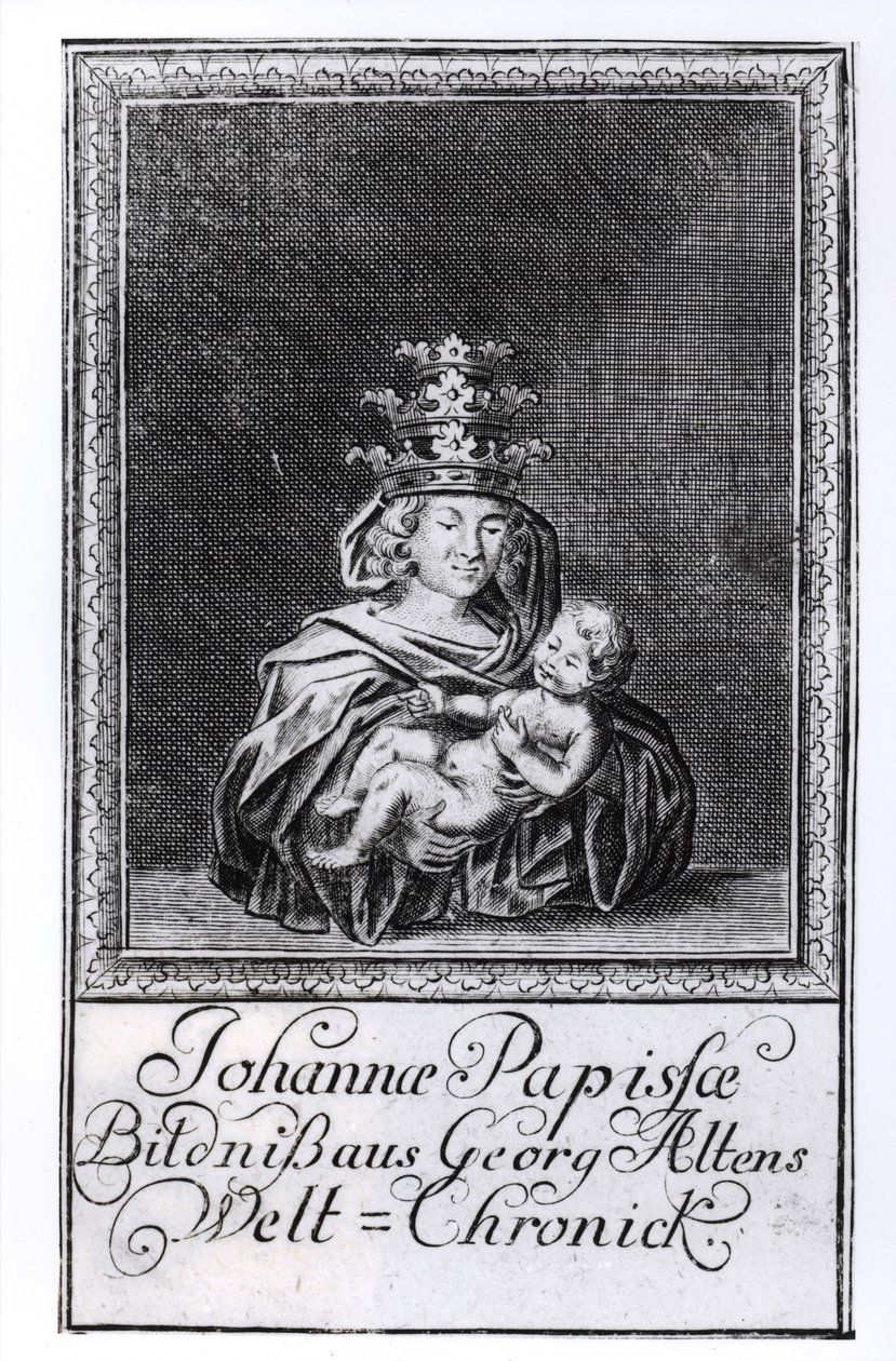Papa Giovanna con il suo bambino da German School