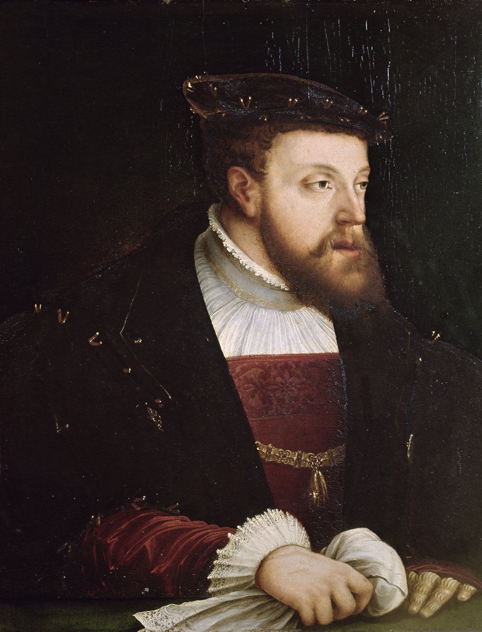 Ritratto di Carlo V (1500-58) da German School