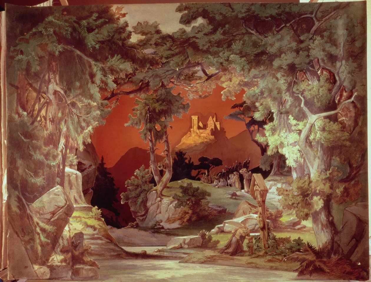 Modello di scena per l