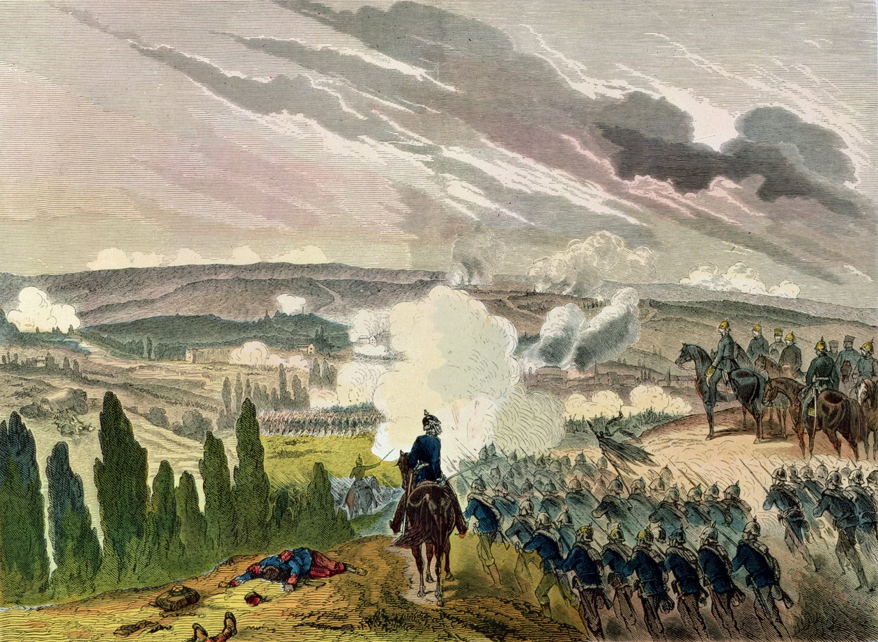 La battaglia di Sedan, 1 settembre 1870 da German School