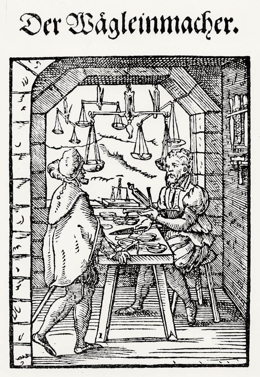 Il fabbricante di bilance, pubblicato da Hartman Schopper da German School