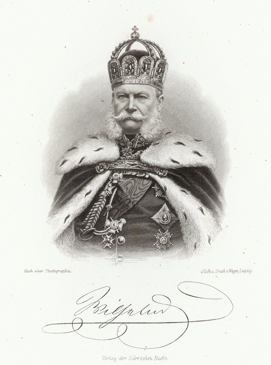 Guglielmo I, Re di Prussia (1830-1916) nella 