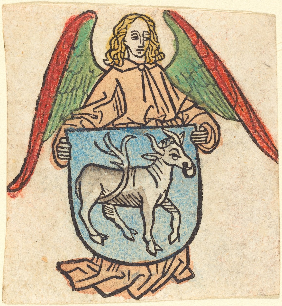 Ex libris di Hilprand Brandenburg di Bibrach da German 15th Century