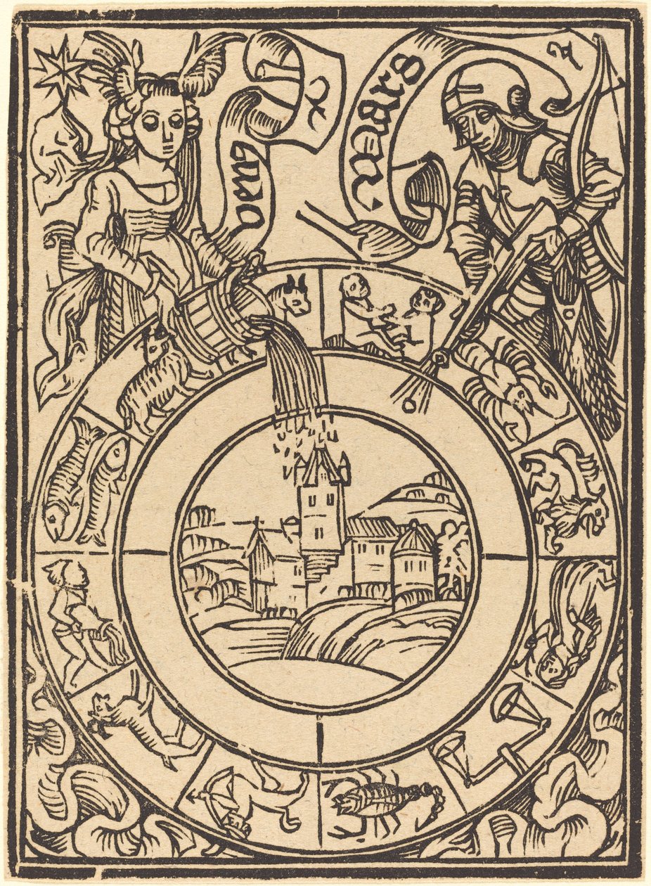 Marte e Venere da German 15th Century