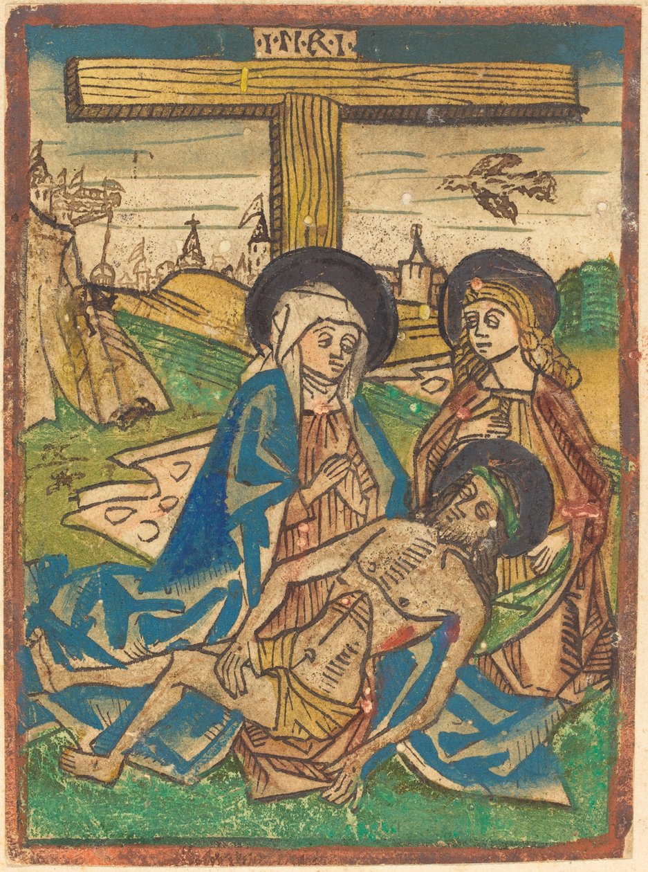 Pietà con San Giovanni da German 15th Century