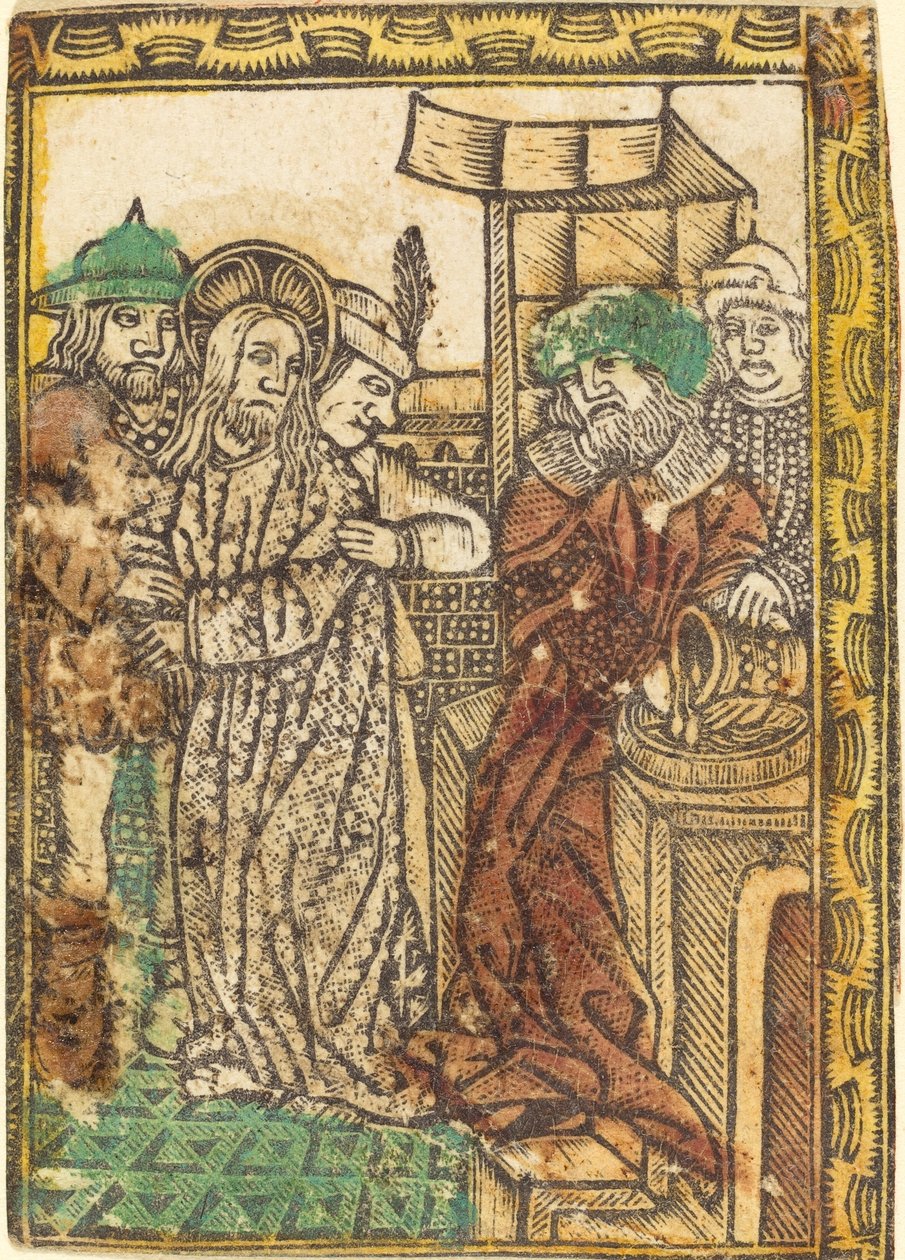 Pilato si Lava le Mani da German 15th Century