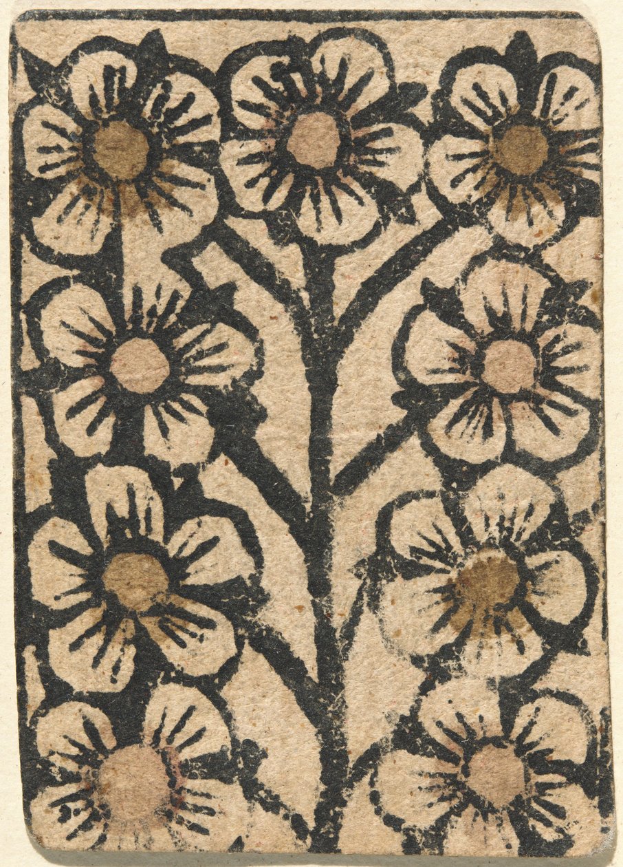 Carta da gioco da German 15th Century