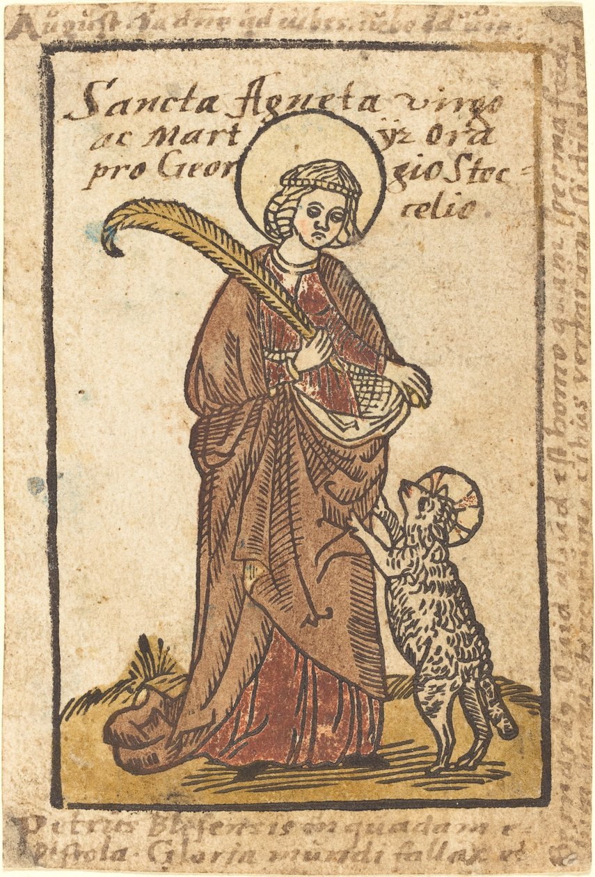 Santa Agnese da German 15th Century
