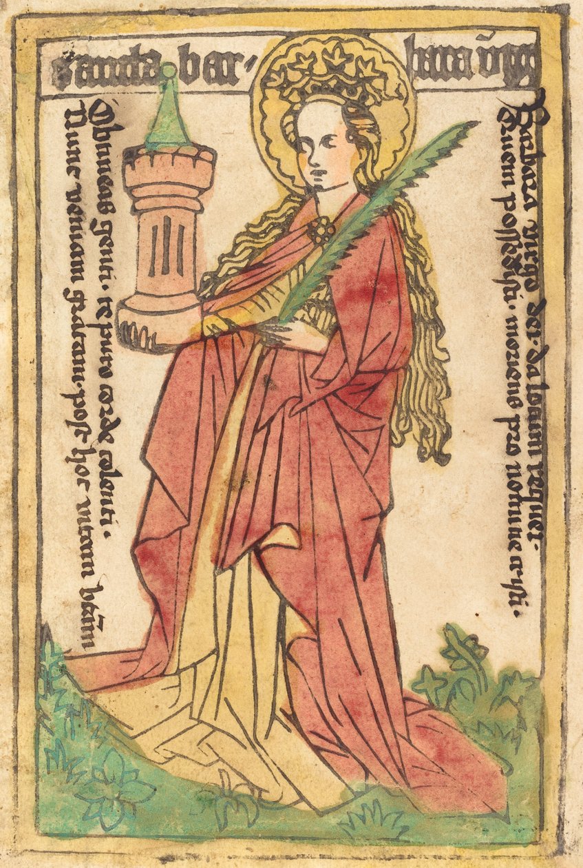 Santa Barbara da German 15th Century