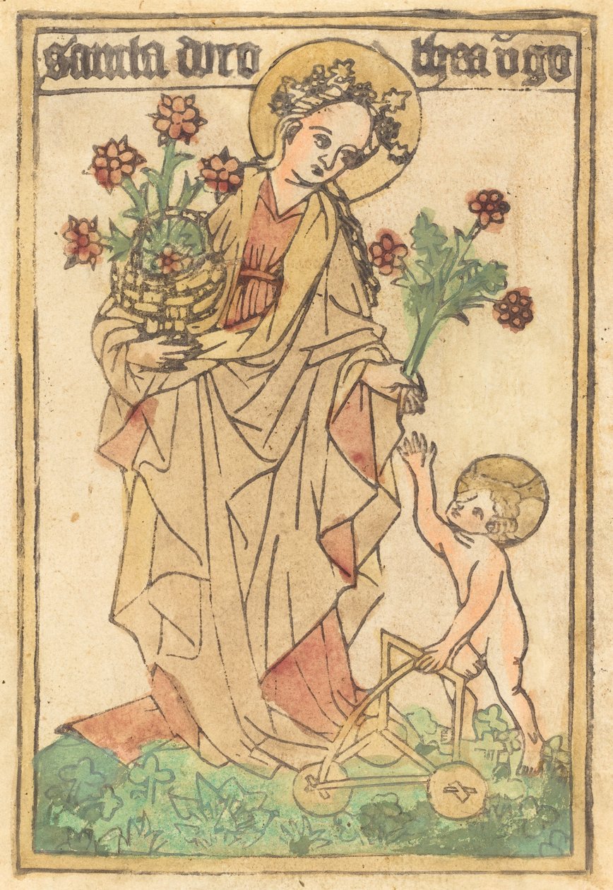 Santa Dorotea da German 15th Century