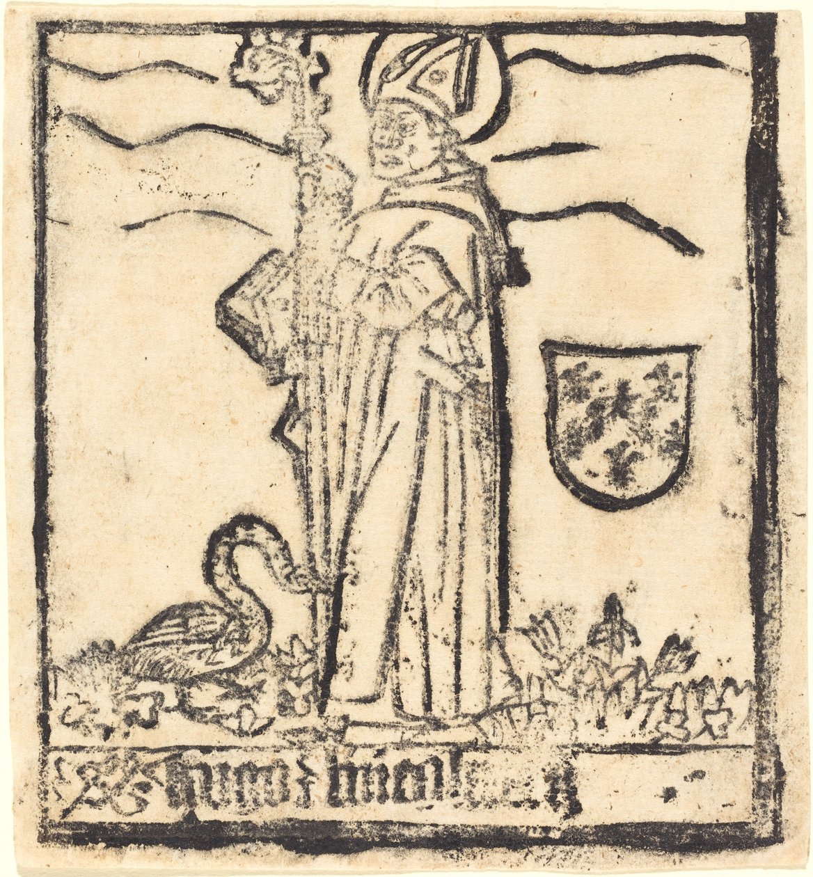 San Ugo di Lincoln (o San Ugo di Avalon) da German 15th Century
