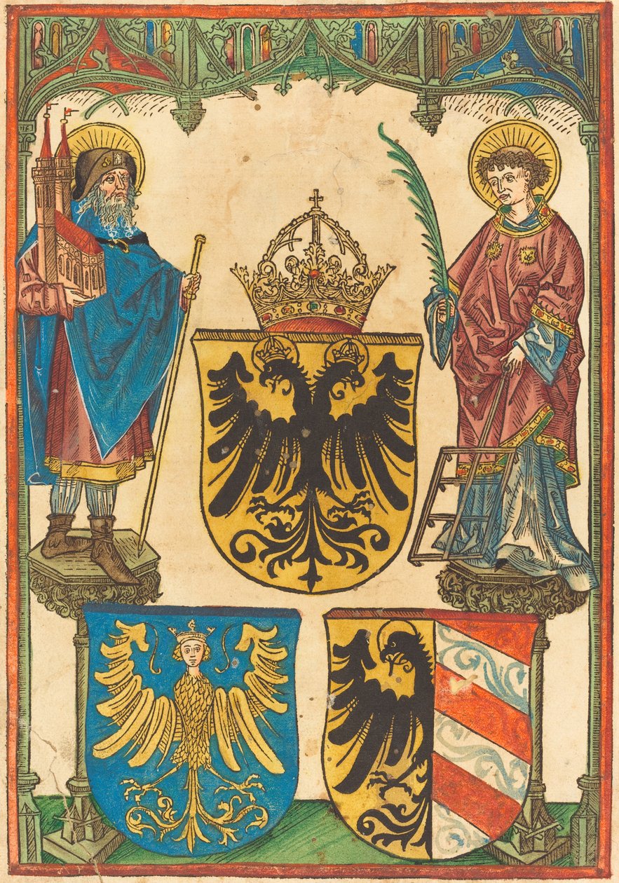 San Sebaldo e San Lorenzo da German 15th Century