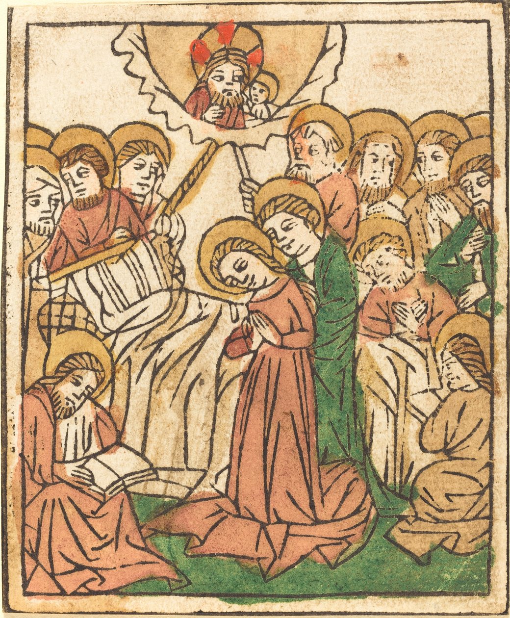 La morte della Vergine da German 15th Century