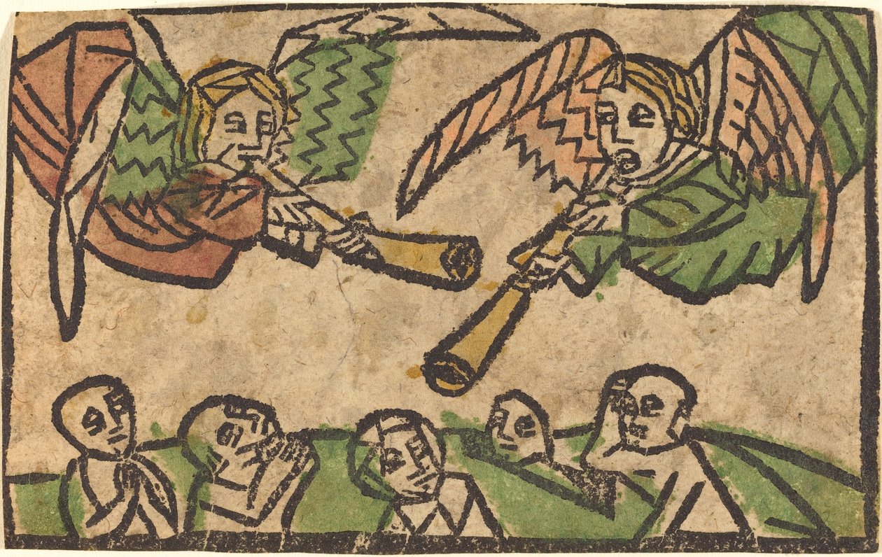 La resurrezione dei morti da German 15th Century