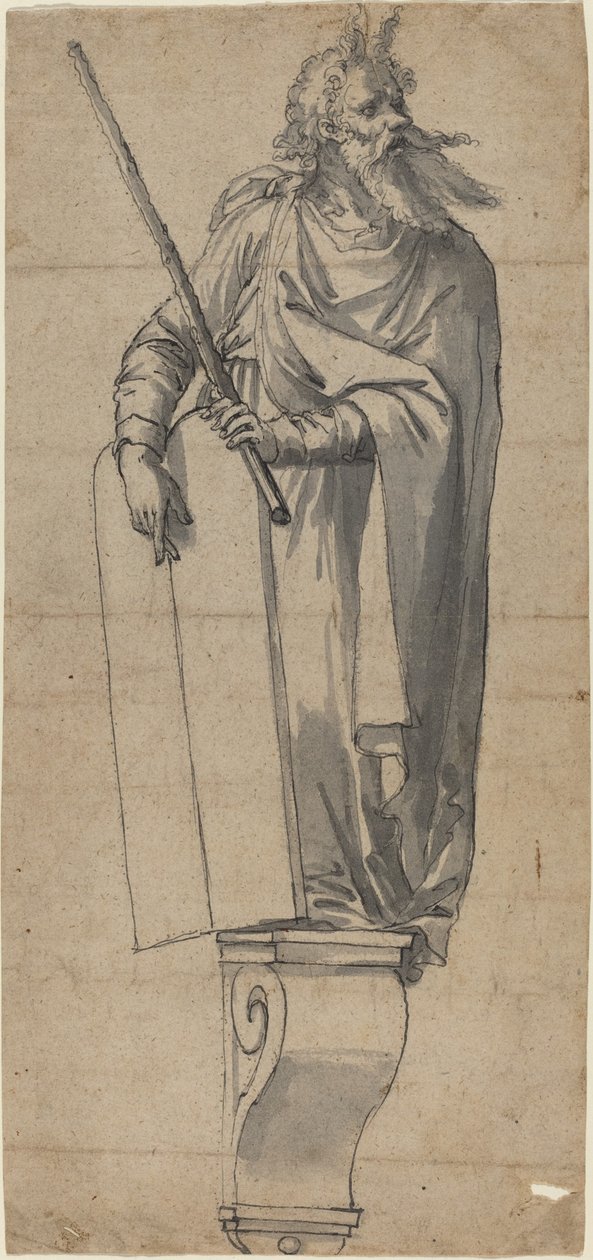 Una scultura di Mosè da German 16th Century