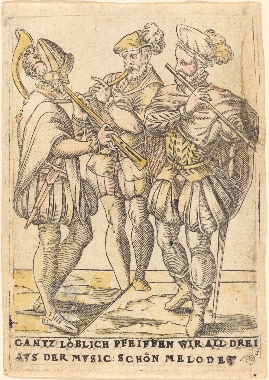 Gantz loblich Pfeiffen wir all drei avs der Mvsic: Schon Melodey da German 16th Century