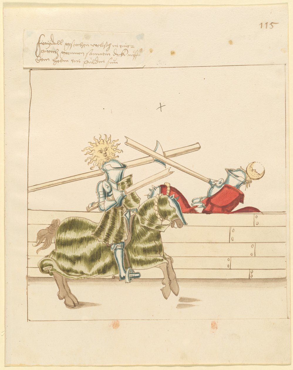 Giostra della pace italiana da German 16th Century