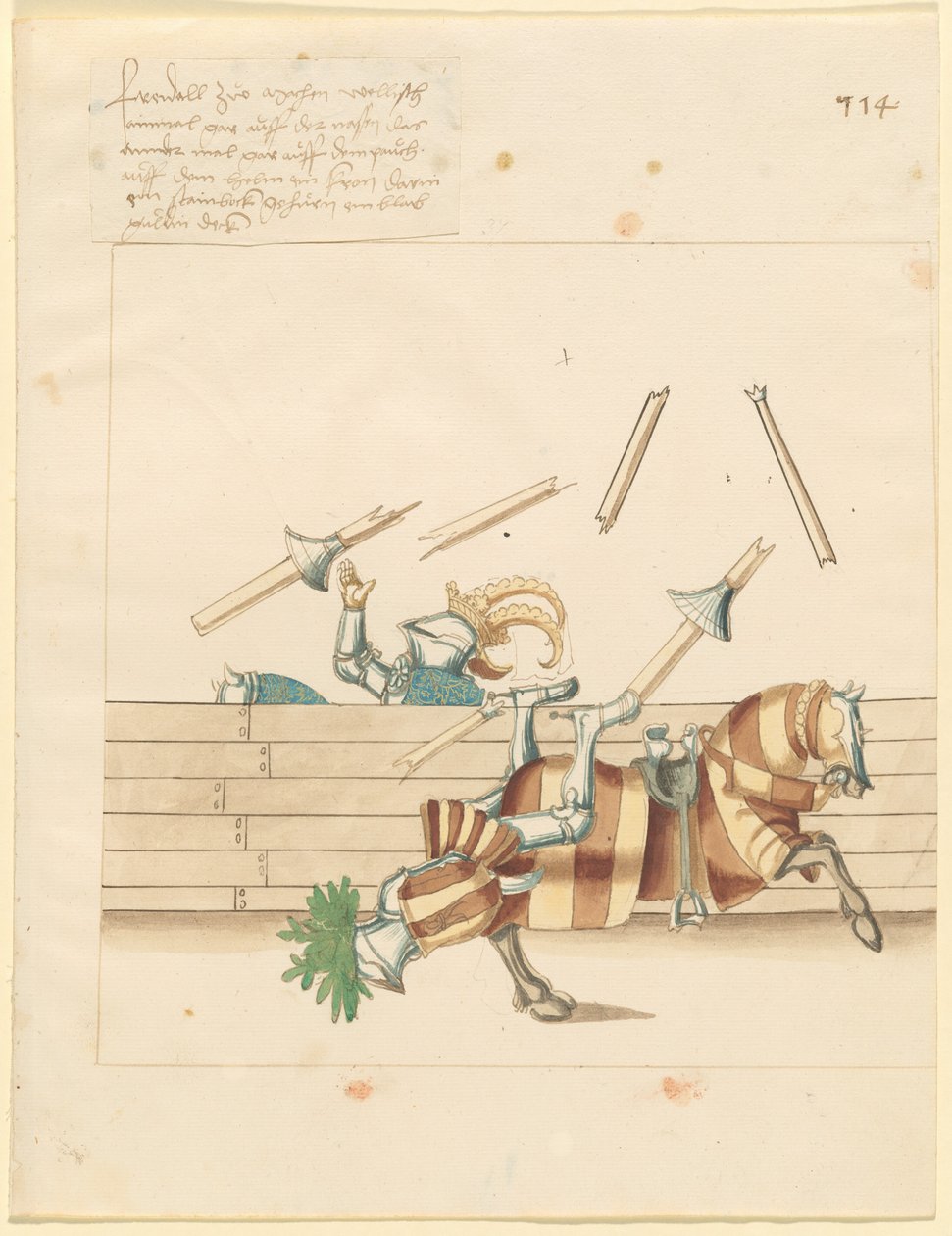 Giostra Italiana della Pace da German 16th Century
