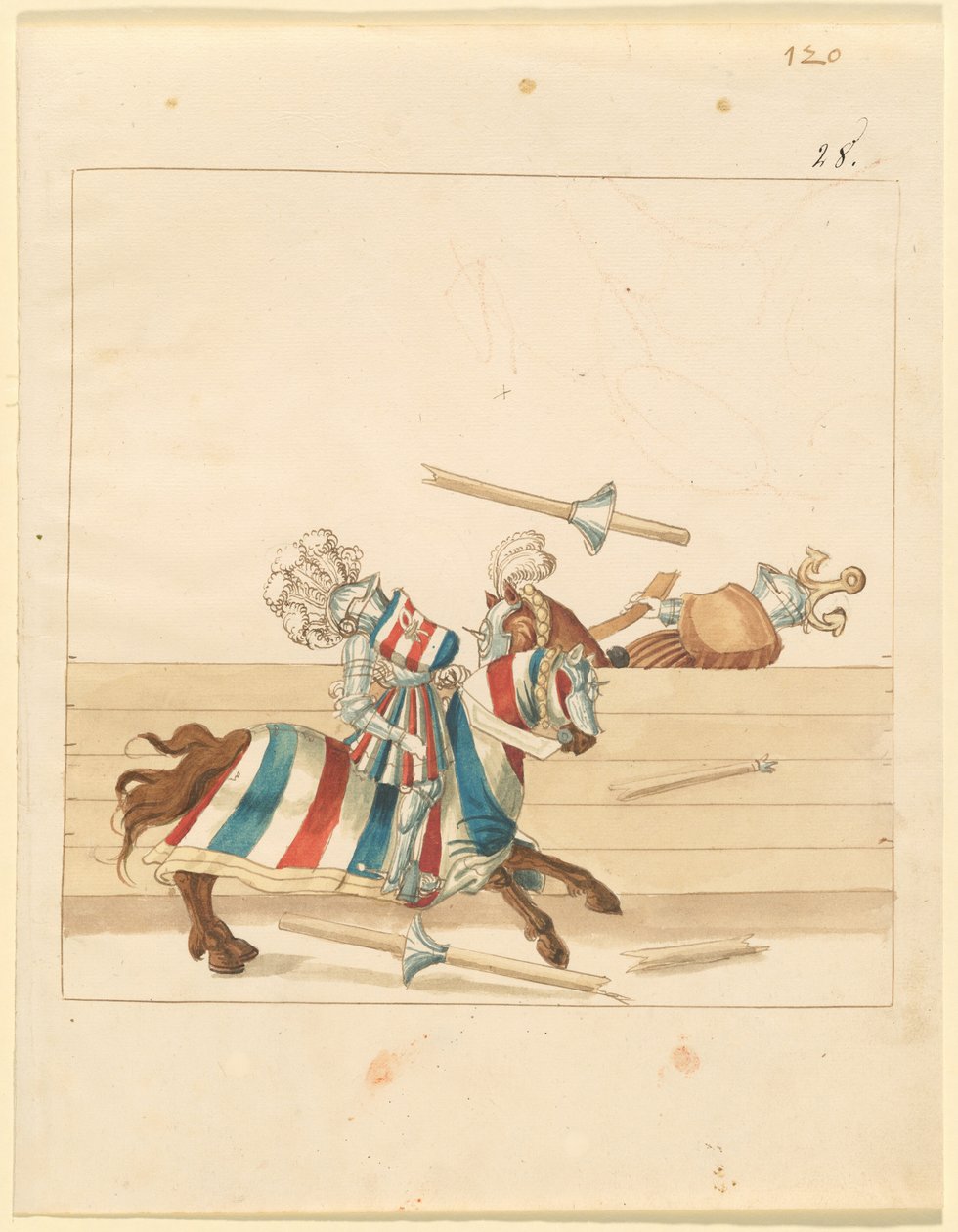 Giostra della pace italiana da German 16th Century