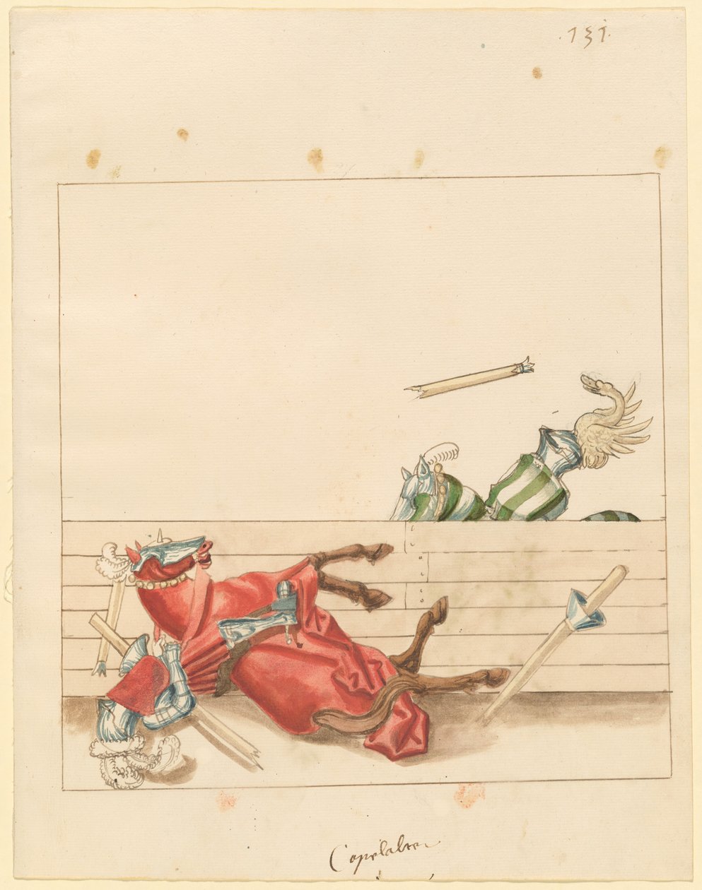 Giostra Italiana della Pace da German 16th Century