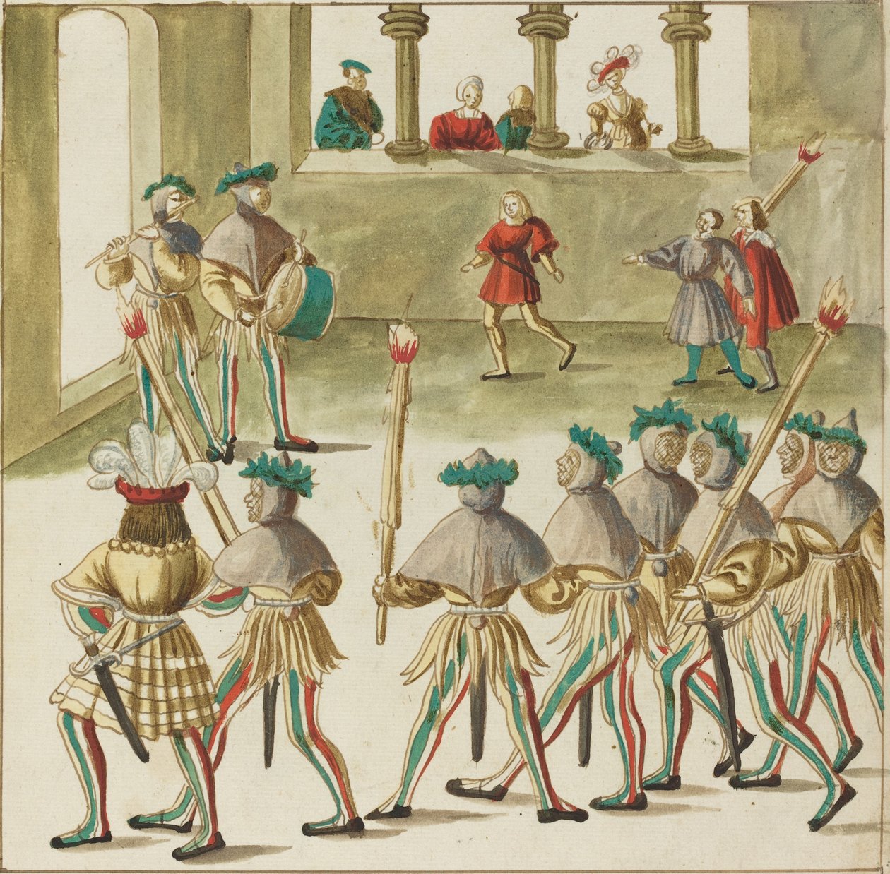 Mascherata da German 16th Century