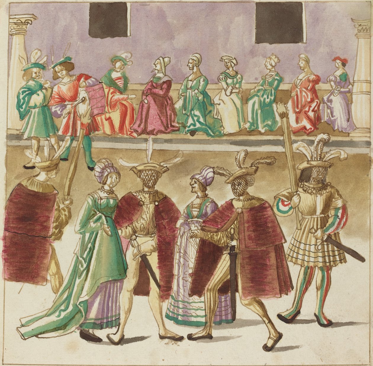 Mascherata da German 16th Century