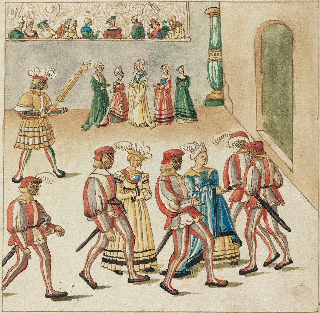 Mascherata da German 16th Century