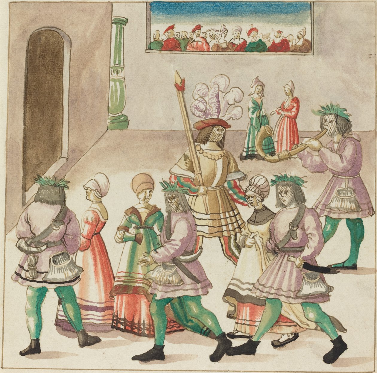Mascherata da German 16th Century