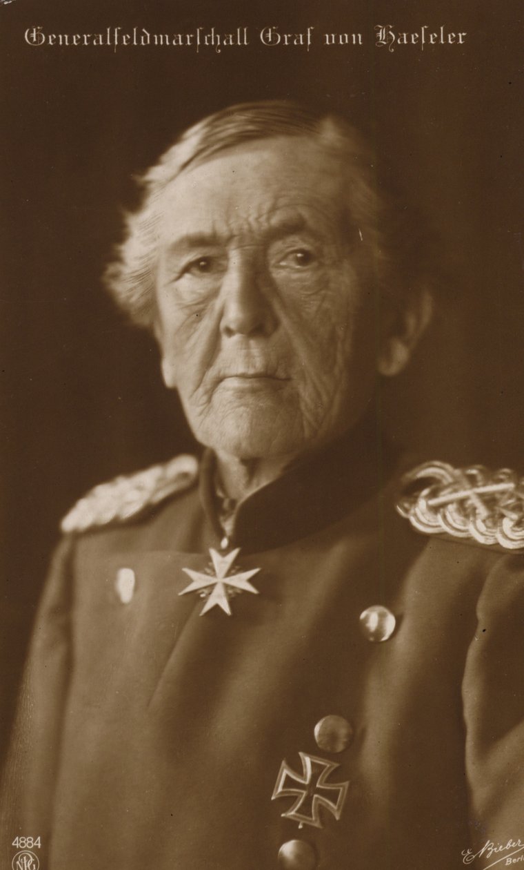 Il feldmaresciallo conte von Haeseler (foto b/n) da German Photographer