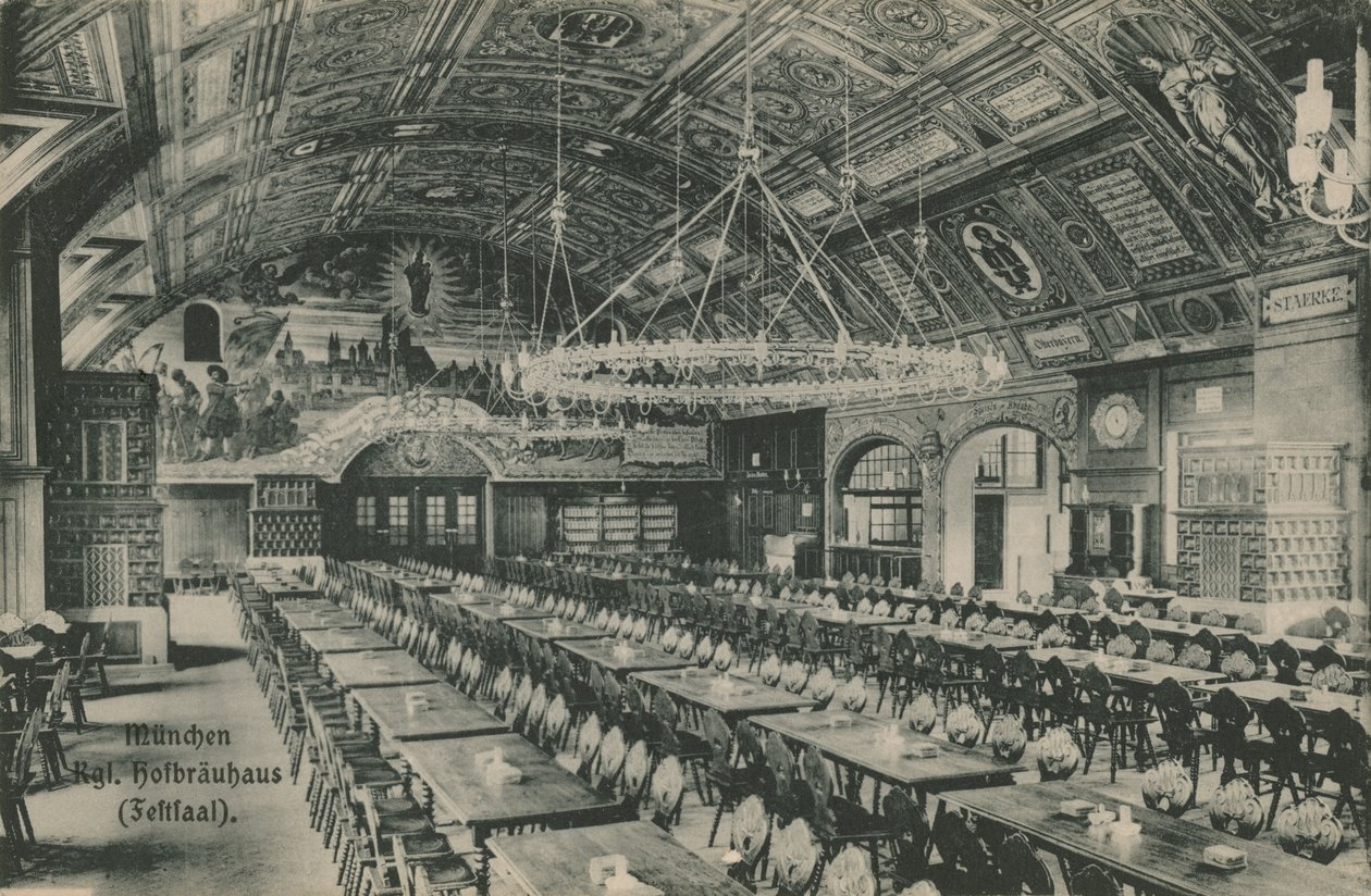 Monaco, Hofbrauhaus. Cartolina inviata l