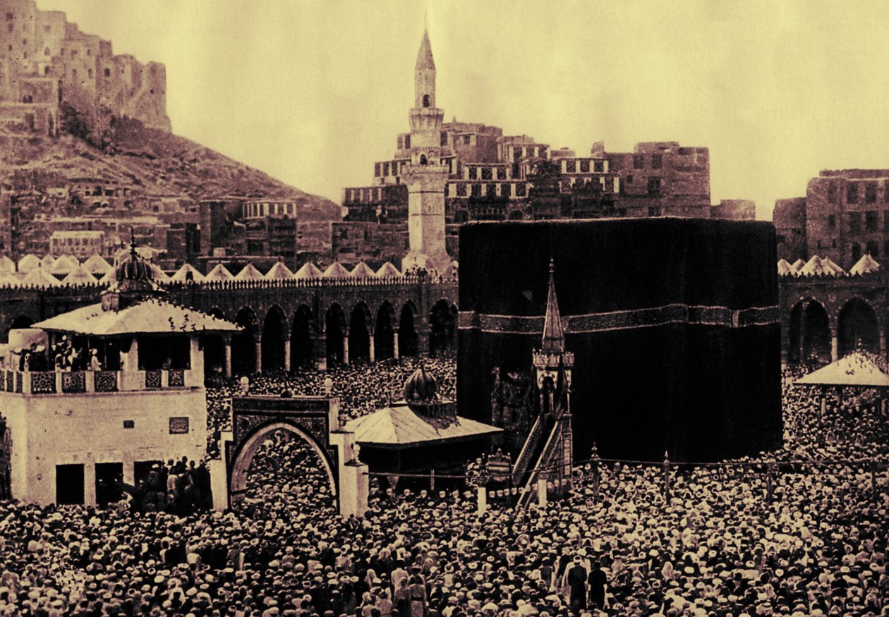 Pellegrini alla Kaaba, illustrazione da 