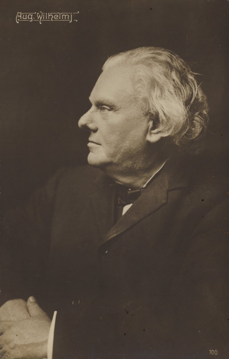 Ritratto di August Wilhelm Bach (foto b/n) da German Photographer