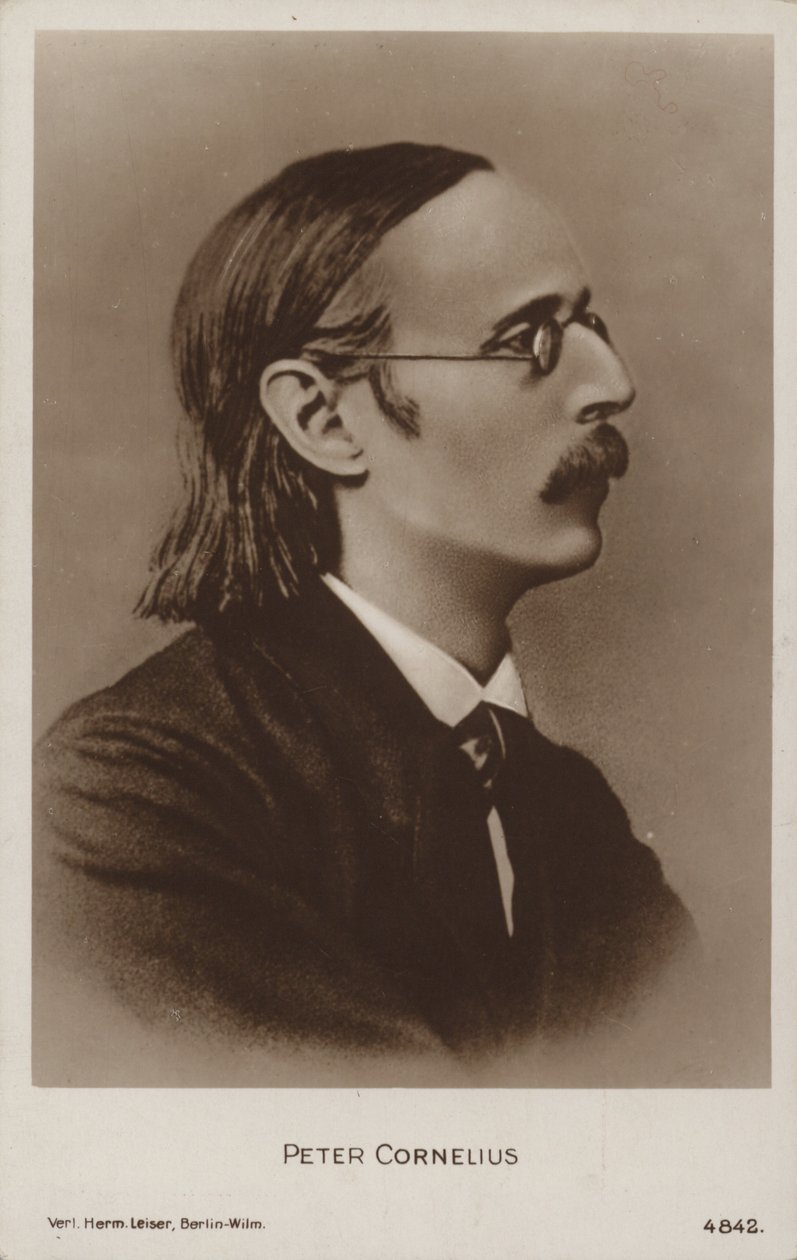 Ritratto di Peter Cornelius (foto b/n) da German Photographer