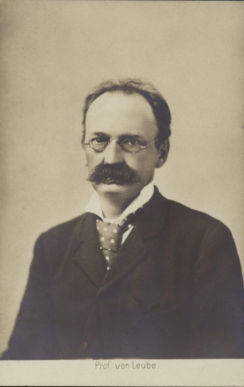 Wilhelm Olivier Leube (foto b/n) da German Photographer
