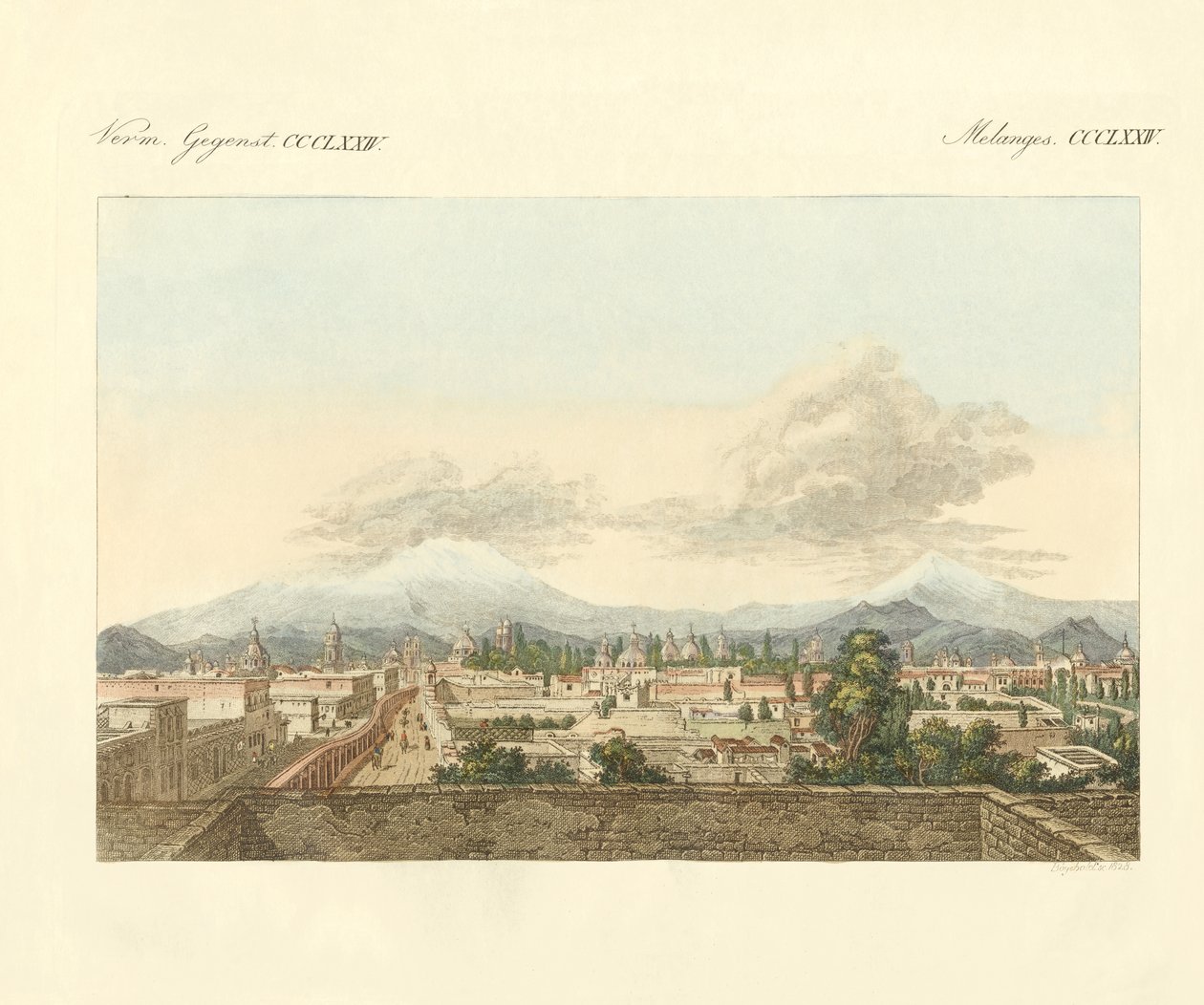 Una vista di Città del Messico e dei dintorni da German School