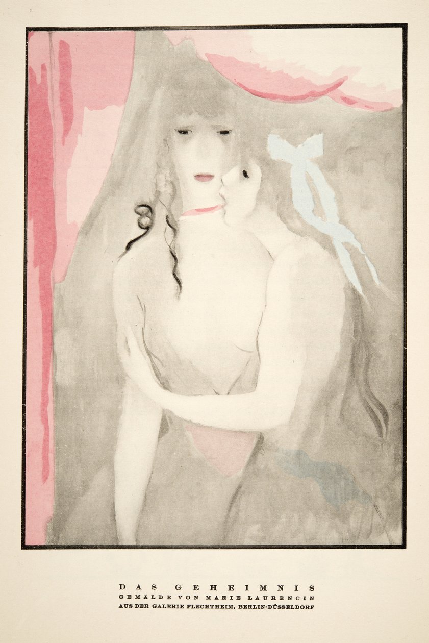 Pubblicità per la Galerie Flechtheim, da Styl, pub.1922 (stampa pochoir) da German School