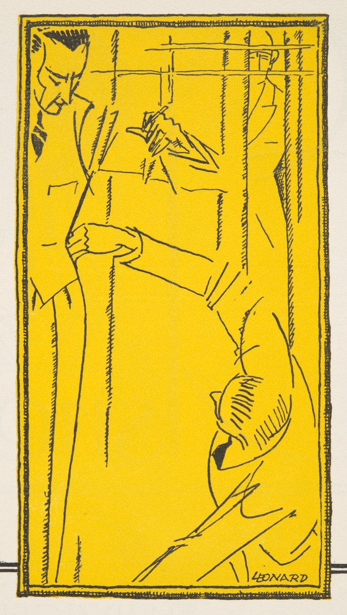 Pubblicità di "Stawropulos  Moldauer", da Styl, pub.1922 (stampa a pochoir) da German School
