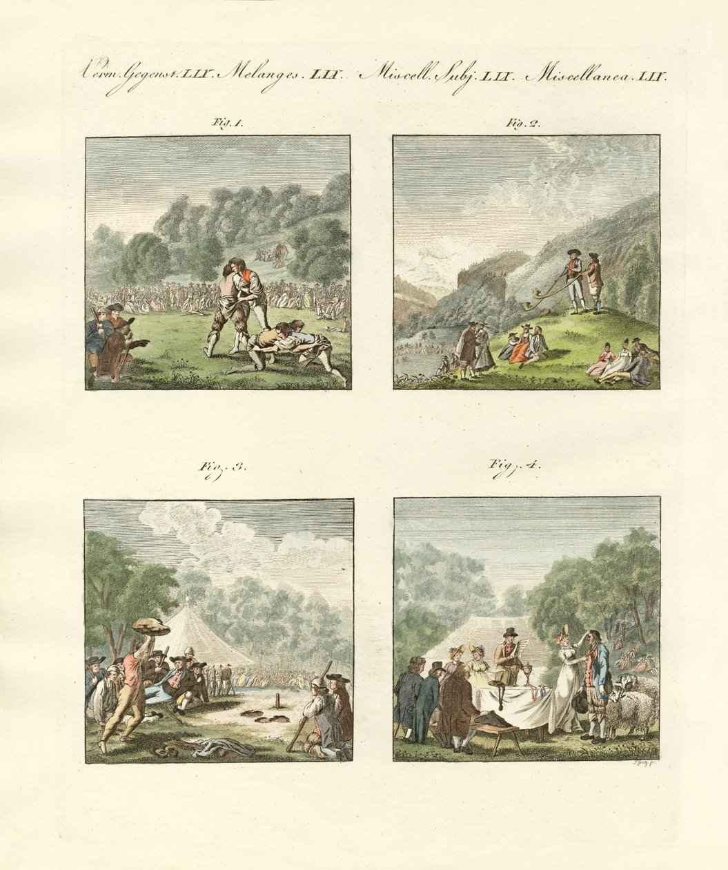 Festival degli scerzi delle Alpi vicino a Unterseen nell